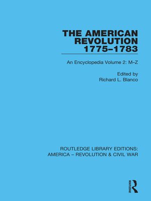 cover image of The American Revolution 1775–1783